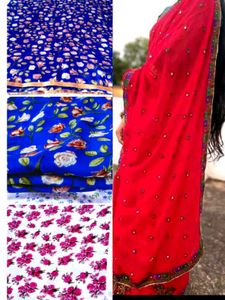 Elegant Floral Sarees