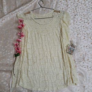 Korean Lace Top - Elegant &amp; Chic