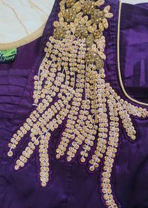 Gorgious Purple💜Ethenic Wear