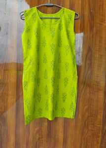 green short kurti