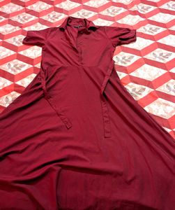 🍂U&amp;F Maroon maxi Dress 🍂