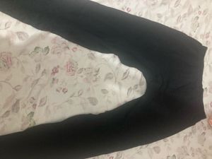 Different Coloured Leggings And One White Palazzo