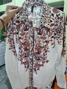 New Floral Print Shirt Women