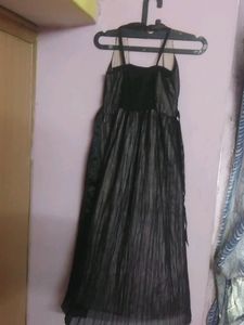 Black And Pink Colour Gown