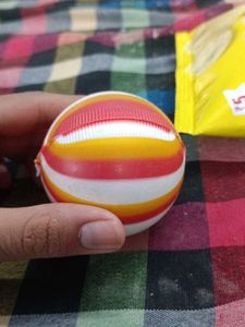 Striped Rubber Ball