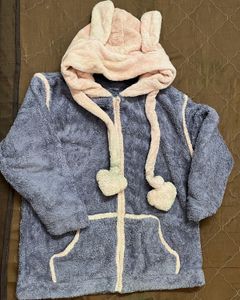Cute Bunny Ear Hoodie Jacket