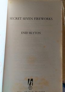 Secret Seven Fireworks By Enid Blyton