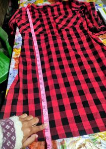 Checkered Frock For Women❤🖤