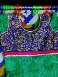 Green Ethnic Gown