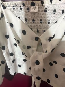 polka dots top