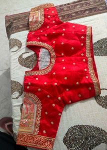 Designer Red Blouse
