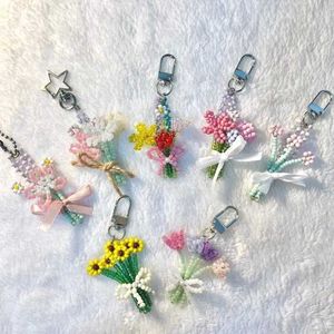 Name Flower Keychain+free Earing