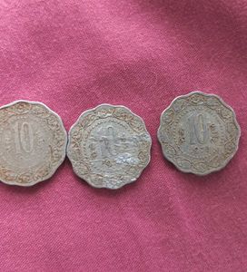 Vintage Indian Coins - Pair