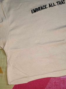 Cute Graphic Crop Tee