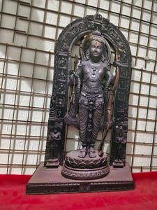 Ram Lalla Wood Print Pasting With Lamination