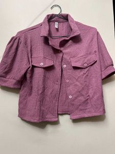 New Women Crop Shirt