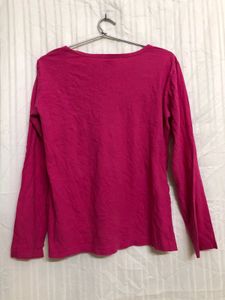 Sporto Rose Pink Full Sleeve T Shirt