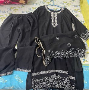 Elegant Black Kurta Set