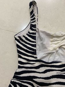 Zebra Print One Piece Swimsuit