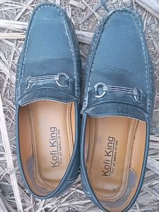 Kofi King Black Loafers