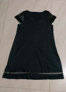 ❤️Boho Black Feather Print Dress❤️