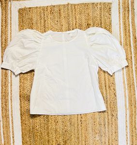 H&amp;M Brand New Puff Sleeves Top For Summer🤍