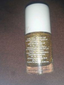Elevet Gold Glitter Nail Polish