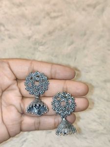 Floral Jhumka Earrings