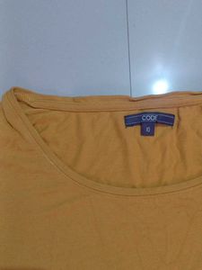 Mustard Three Quarter Sleeve Top