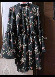 Floral Print Mini Dress