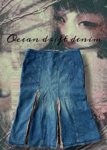 Ocean Drift Denim Skirt