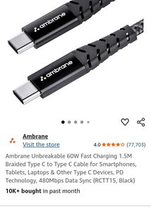 USB Type-C Cable - Gray