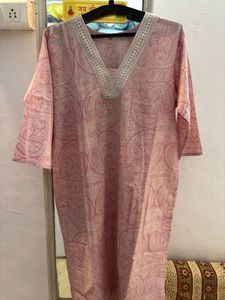 Pink Kurta With Pant