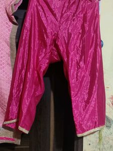 Chanderi Palazzo Kurti Set