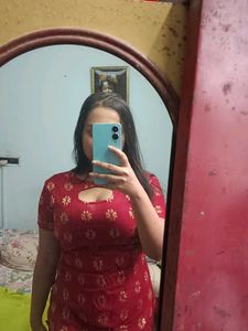 maroon kurti