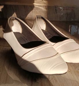 Elegant White Heels Korean