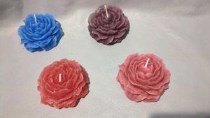 Rose Flower Candles 1 piece lavender fragranc
