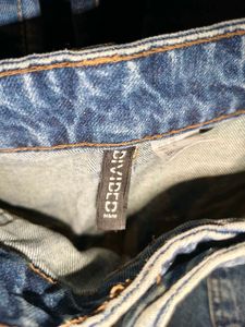 Denim Mini Skirt 32 -34 inches