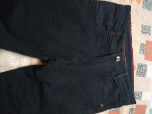 Black Straight Leg Jeans