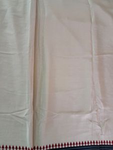 Cream and Black Saree ( Women's)