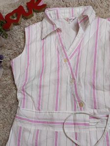 Striped Sleeveless Top