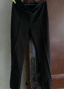 Black Straight Leg Trousers