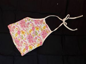 Vintage Barbie Floral Halter Top