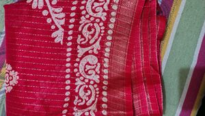Elegant Red Saree