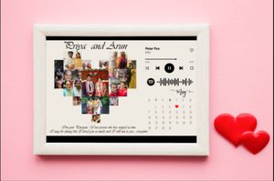 Customised Spotify Musical Photo Frame