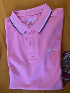 Being Human Pink Polo Shirt