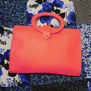 Myglamm Coral Pink Handbag