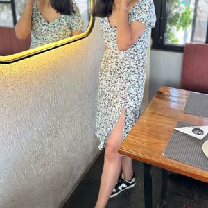 Floral Print Mini Dress