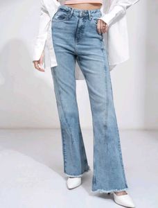 Tokyo Talkies Women Boot-Leg High Rise Blue Jeans