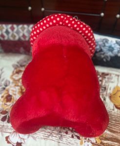 New Red Teddy Bear with Hat
